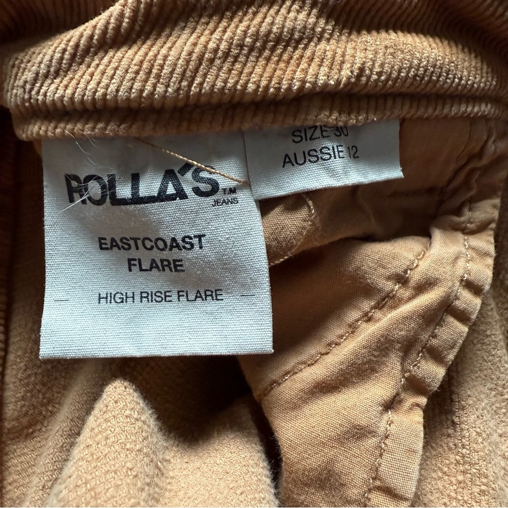 ROLLA'S - Eastcoast Flare - Tan Cord - size 30 - Picture 12 of 13